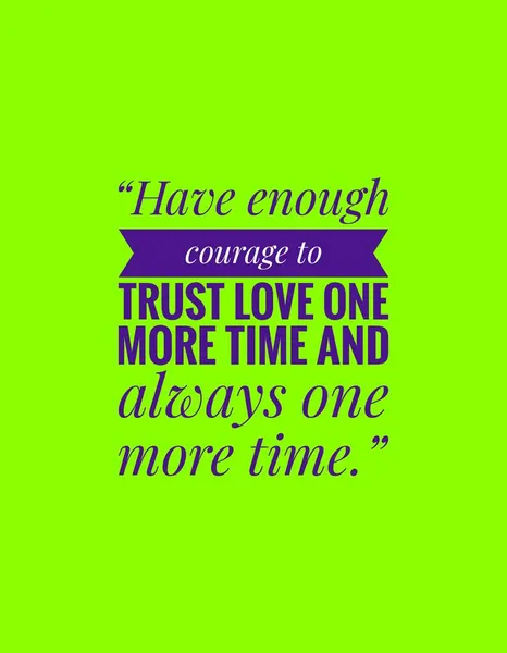 Motivational Quote Green Background — Stock Photo, Image
