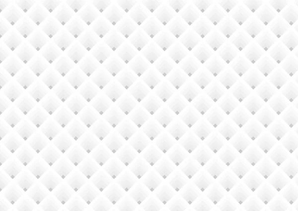 アブストラクト回転45度の正方形の背景 白灰色の幾何学模様 光影図 — ストック写真
