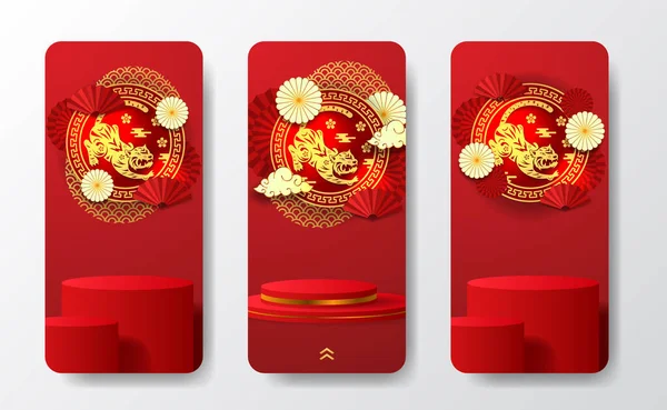 Šťastný Čínský Nový Rok 2022 Let Tygra Horoskop Zvěrokruhu Tradiční — Stockový vektor