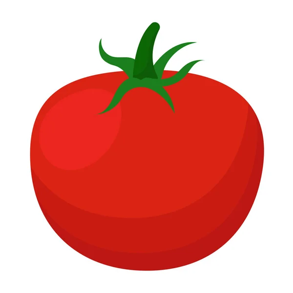 赤いトマト野菜料理農産物 — ストックベクタ