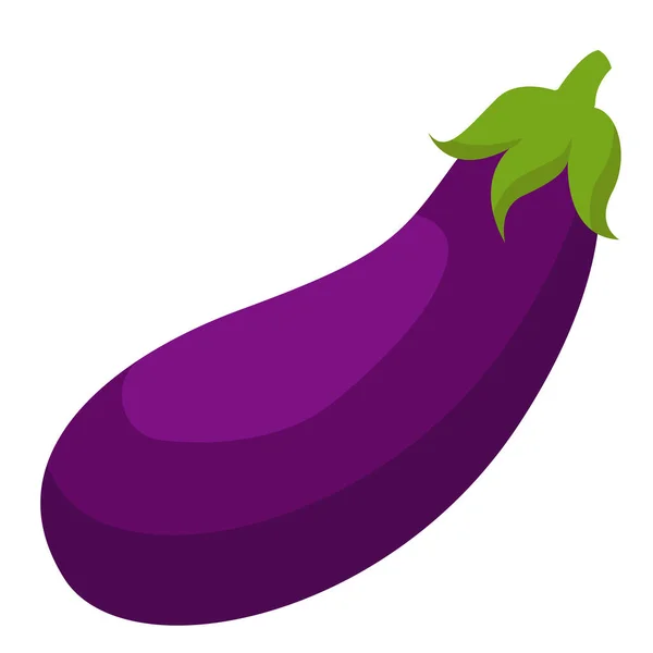 Фиолетовый Баклажаны Салат Овощной Сельскохозяйственной Продукции — стоковый вектор