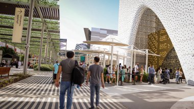 2020 Dünya Fuarı 'nda Lüksemburg köşkü