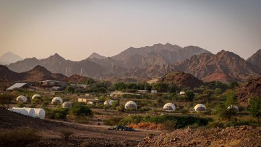 Dağda köpüklü otel