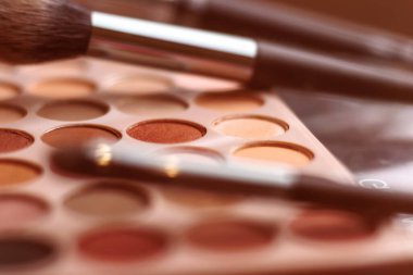 Makyaj ve pudralı palet