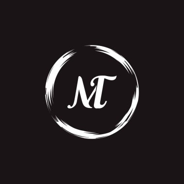 Yaratıcı Profesyonel Moda Mektubu MT Logo Tasarımı