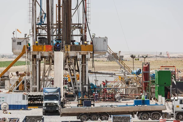 Oil Gas Operations Iraq — Stock Photo, Image