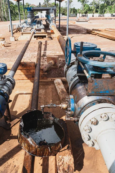 Oil Gas Operations Gabon — Stock Photo, Image