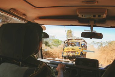 Crossing a taxi-brousse in Madagascar