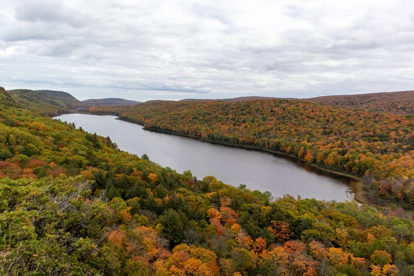 Lake Clouds Porcupine Mountains Michigan — Stockfoto