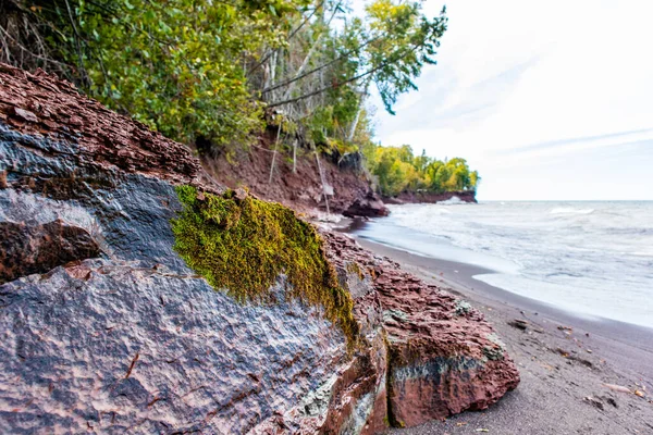 Lake Superior Shore North Canal Township Park Září 2021 — Stock fotografie