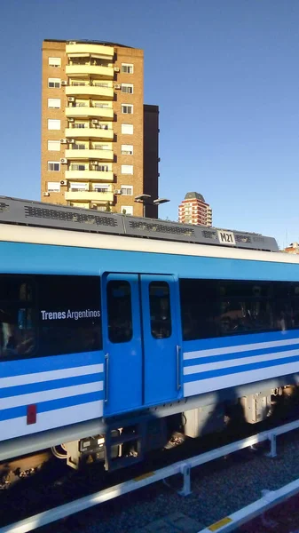 Vista del tren urbano de Trenes Argentinos, Buenos Aires, Argentina — Foto de Stock