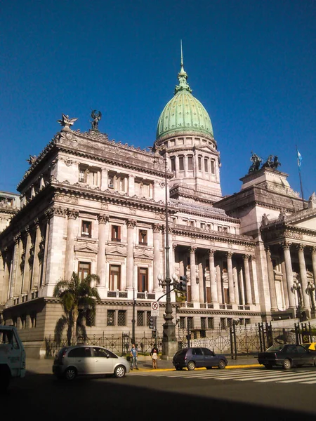 Gebäude des Kongresses der Argentinischen Republik oder Kongress der Nation. Buenos Aires, Argentinien — Stockfoto