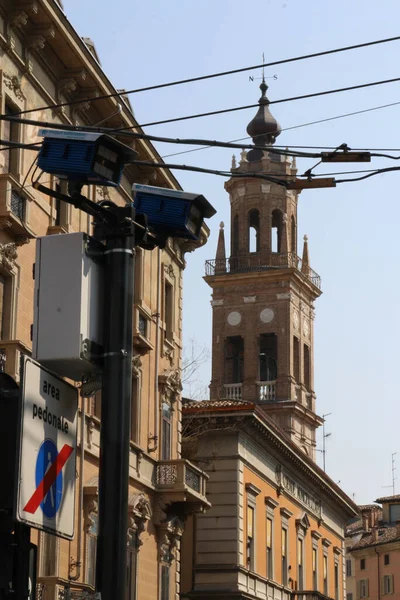 Vista Prospectiva Dos Edifícios Cidade Parma Itália Foto Alta Qualidade — Fotografia de Stock