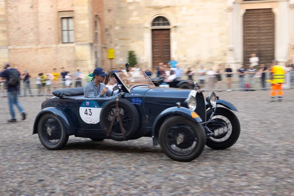 Parma Italien 2022 Oldtimerrennen Mille Miglie 2022 Leitartikelbild — Stockfoto