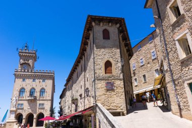 Architecture and landscape of the Republic of San Marino. High quality photo