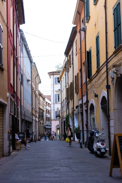 Street Historic Center Rimini Italy High Quality Photo — Fotografia de Stock