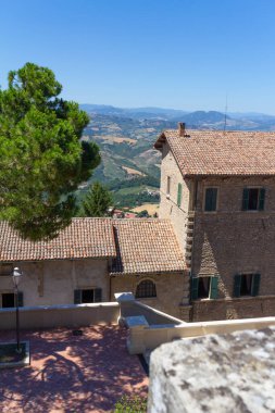 Architecture and landscape of the Republic of San Marino. High quality photo