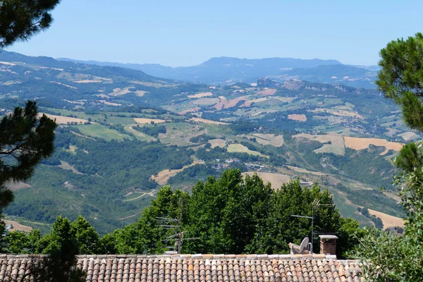 Architecture and landscape of the Republic of San Marino. High quality photo