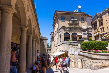 Architecture and landscape of the Republic of San Marino. High quality photo