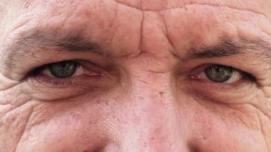 Farklı Çağlardan ve etnik kökenlerden Güzel Gözler 'in kapanışı. İnsanlar Kameraya Bakıyor.