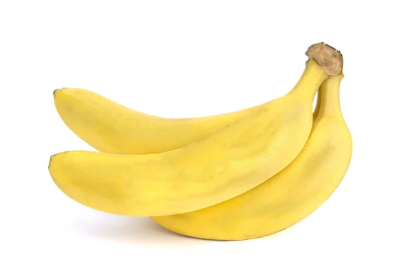 Ein Bündel Bananen Isoliert Auf Weißem Hintergrund — Stockfoto