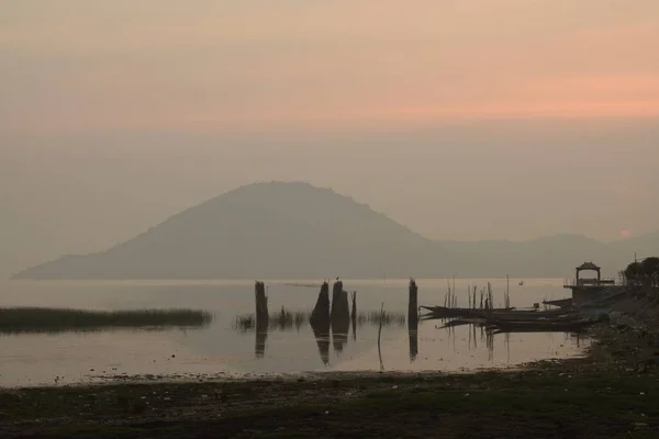 Vista Paisagem Lago Chilika — Fotografia de Stock