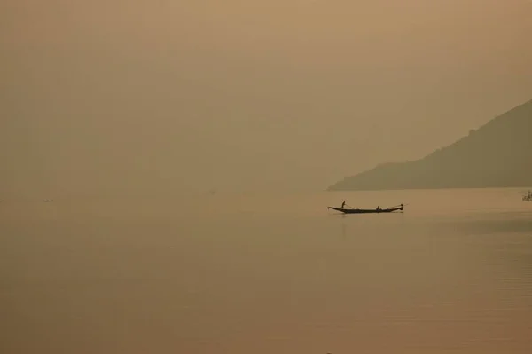 Morgendämmerung Chilika See Ramba Odisha — Stockfoto