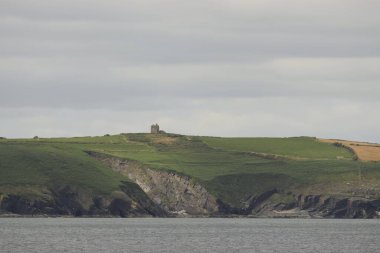 Mantar kıyı şeridinin manzara manzarası, İrlanda