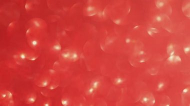 taşınan kırmızı odaklı bokeh ışıkları arka plan Noel, Sevgililer Günü konsepti