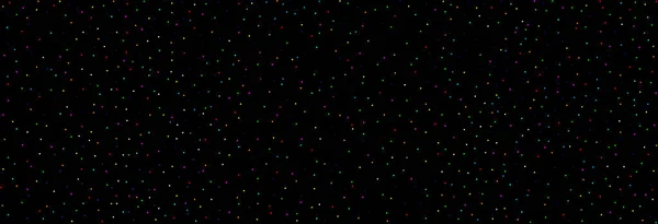 Colored Dots Black Background Holiday Design Element Gift Wrap Seamless — ストックベクタ