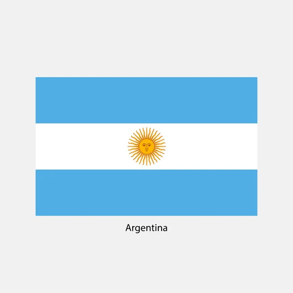 Argentina Flag White Blue May Sun — Stockový vektor