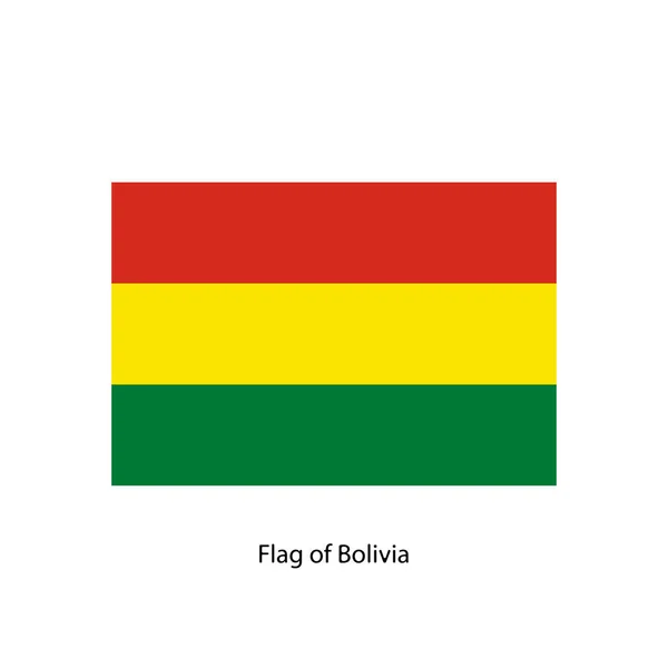 Bolivias Flagga Flaggdag — Stock vektor