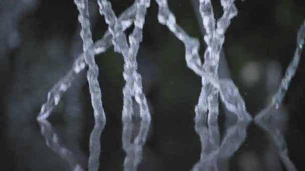 Abstracte achtergrond van water streams — Stockvideo