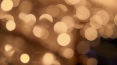 Soyut bulanık altın ışıklar