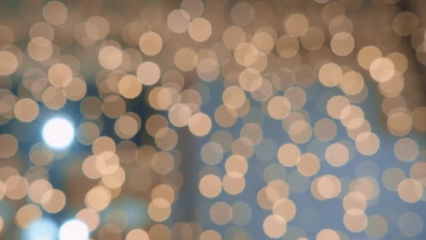 Weihnachtsurlaub Bokeh Hintergrund — Stockvideo