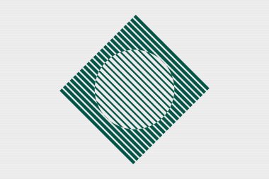 Beyaz arkaplanda pürüzsüz yeşil konsept çizgi dokusu. 