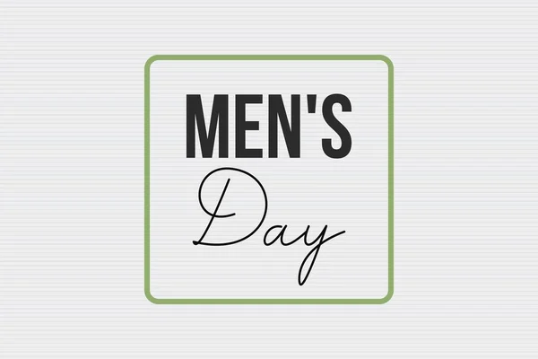 Men Day Typography Vector Design Poster Sticker Shirt Design — Vettoriale Stock