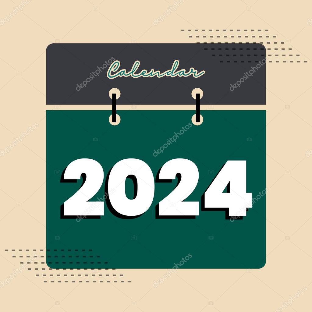 2025 Diseño de página de calendario. 2025 Diseño de portada de