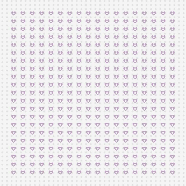 无缝儿的爱情心形点缀背景 组织模板设计矢量图解 白色组织或厕纸矢量设计 — 图库矢量图片