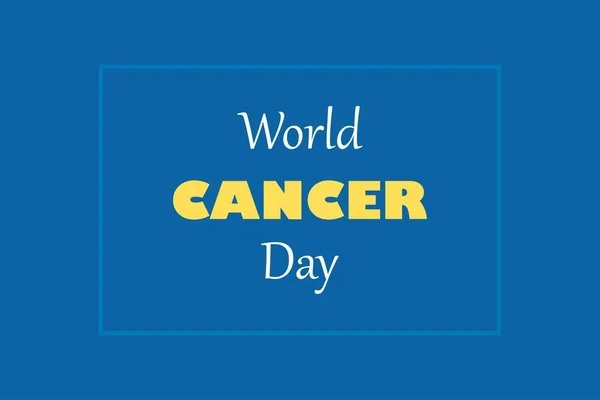 World Cancer Day Медичне Обслуговування Медичний Концептуальний Дизайн Свята — стоковий вектор