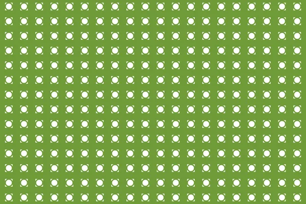 Круг Форме Рамки Векторный Узор Ткань Рисунок Фона Зеленая Белая — стоковый вектор