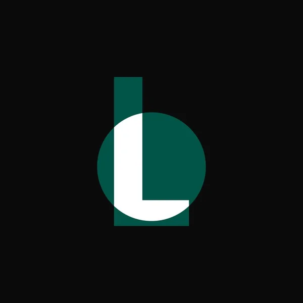 Текстовий Векторний Дизайн Логотипу Літер Марка Логотип Ілюстрація — стоковий вектор