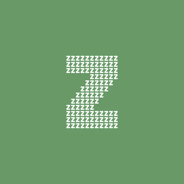 Z字母向量概念标识 T恤和图形元素的Z文本模式 Z排字文字独特的概念设计 — 图库矢量图片