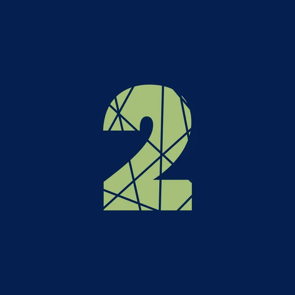 Numerický Text Vektorové Logo Nebo Design Symbolu Číslice Typografie Negativní — Stockový vektor
