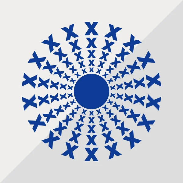 Patrones Letras Ilustración Vectorial Mandala Conceptual Texturas Texto Diseño Mandala — Vector de stock