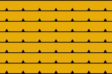 Çizgi vektör illüstrasyonunda üçgen geometrik şekil. Üçgen kavramsal kumaş, fayanslar, arkaplan, seramik ve arkaplan vektör çizimi. 