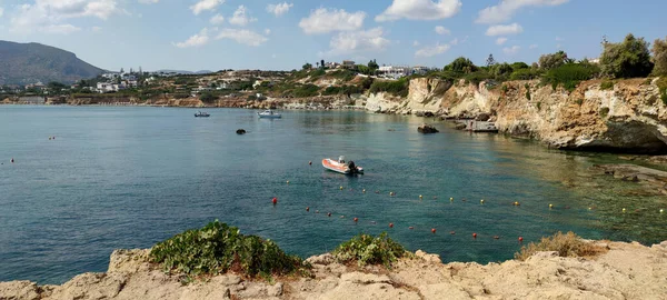 View Mediterranean Coast Greece — Stock Photo, Image