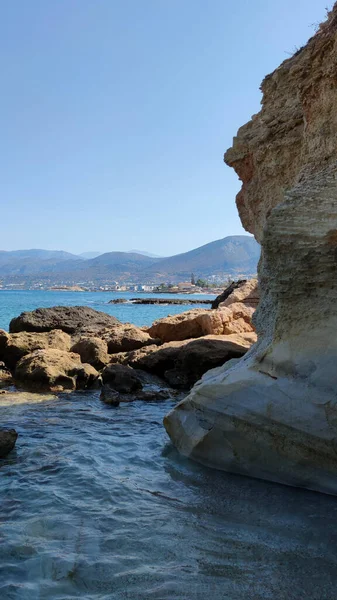 Скалистое Побережье Средиземного Моря — стоковое фото