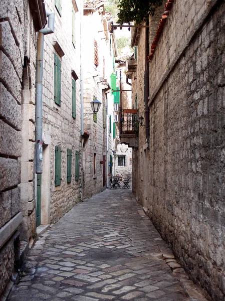 Street View Old Town Kotor Montenegro — Stock Photo, Image