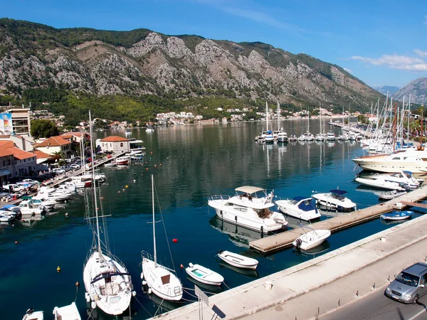 Uitzicht Haven Van Kotor Montenegro — Stockfoto